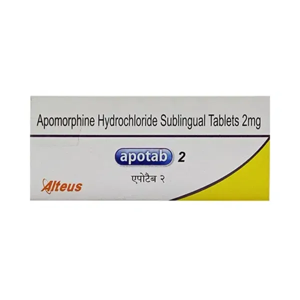 Apomorphine 2mg - Apotab 2mg Tablets