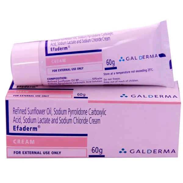 Efaderm 60gm - Linoleic Acid/Sodium Lactate /Carboxylic Acid Cream 