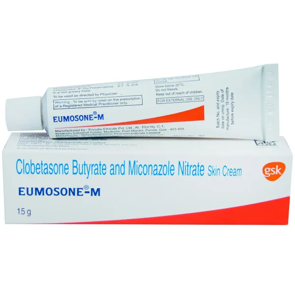 Eumosone Cream - Clobetasone Butyrate and Miconzole Nitrate