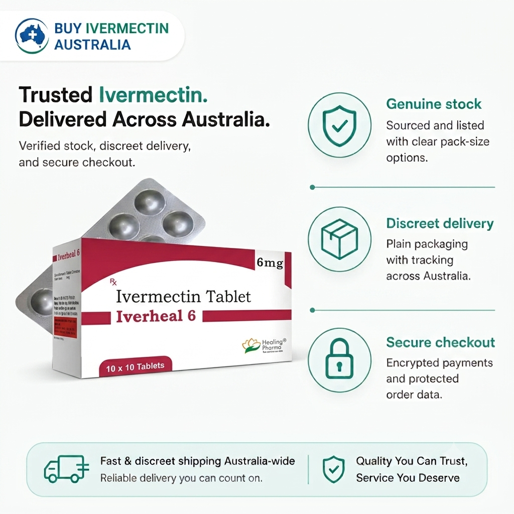 Ivermectin 6mg - Iverheal 6mg in AUS