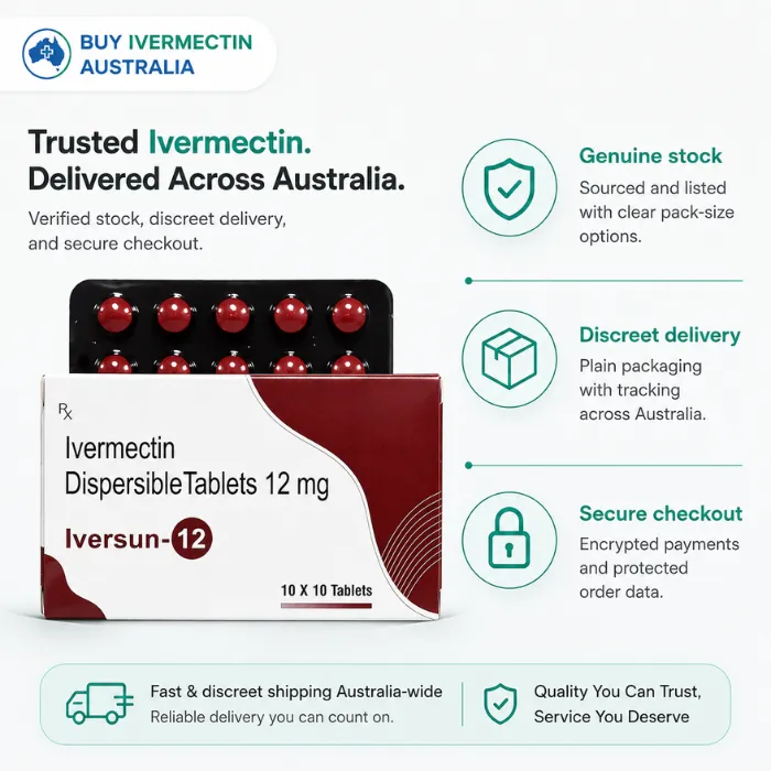 Iversun 12mg - Ivermectin in Australia