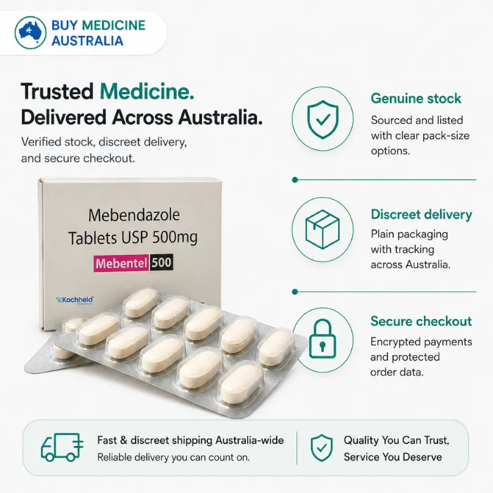 Mebentel 500 - Mebendazole Tablets 500mg