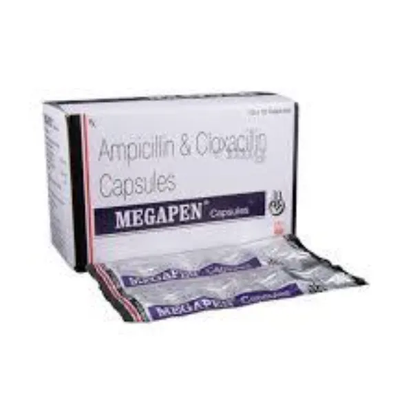 Megapen 250 mg - Ampicillin/Cloxacillin Capsules