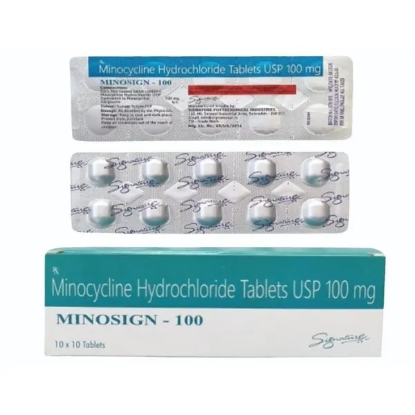 Minosign 100mg - Minocycline Tablet