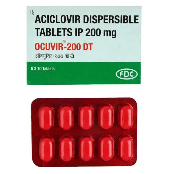 Ocuvir DT 200mg - Acyclovir 200mg