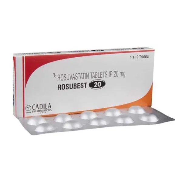 Rosuvastatin 20mg - Rosubest in Australia
