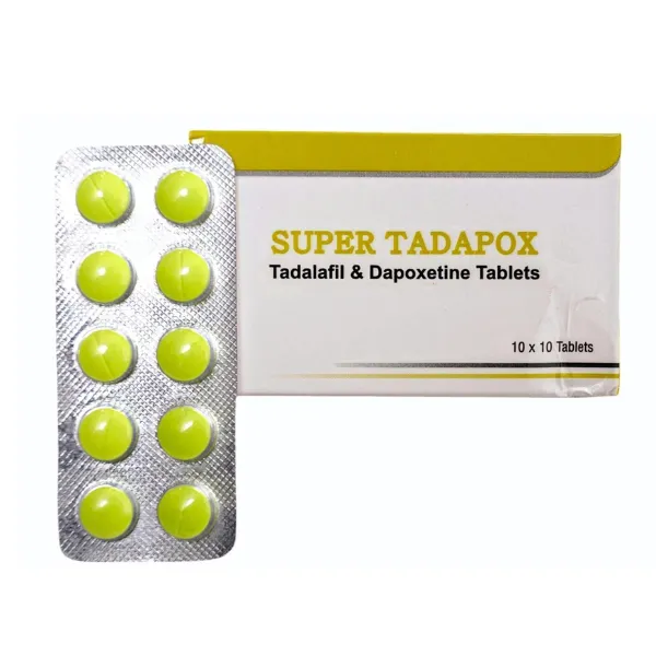Super Tadapox – Tadalafil & Dapoxetine Tablets