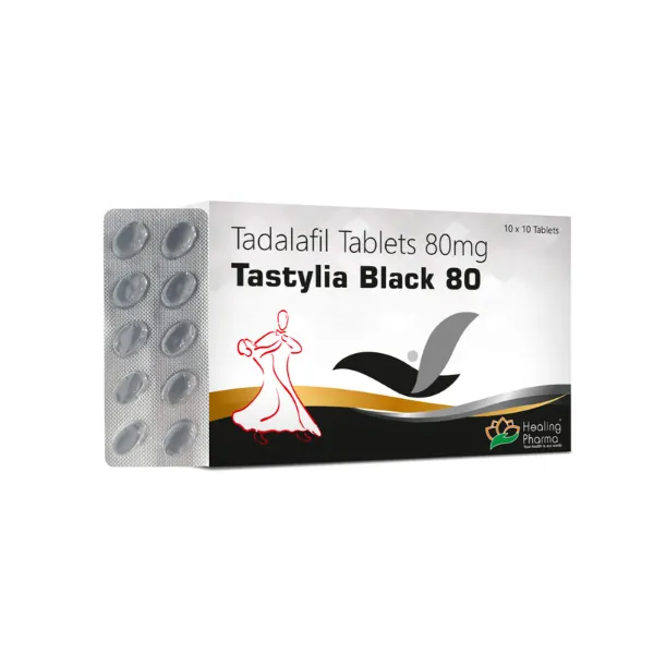 Tastylia Black 80mg – Tadalafil 80mg