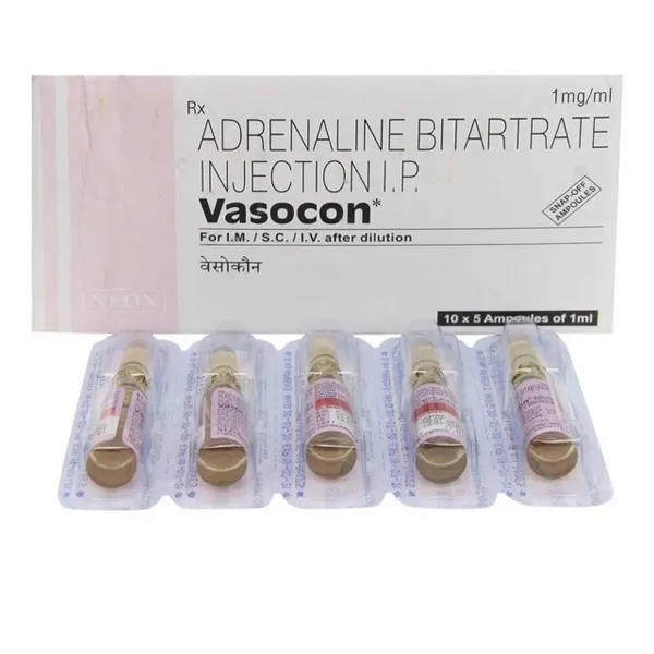 Vasocon Injection Adrenaline Epinephrine in Ausatralia