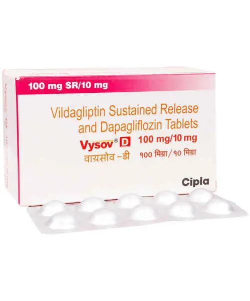 Vysov D (Vildagliptin 100mg + Dapagliflozin 5mg)