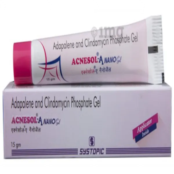 Acnesol A Nano 15gm - Adapalene/Clindamycin Gel 