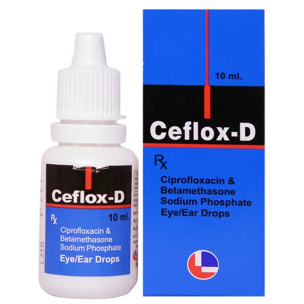 Ciplox D Eye/Ear Drop - Ciprofloxacin/Dexamethasone