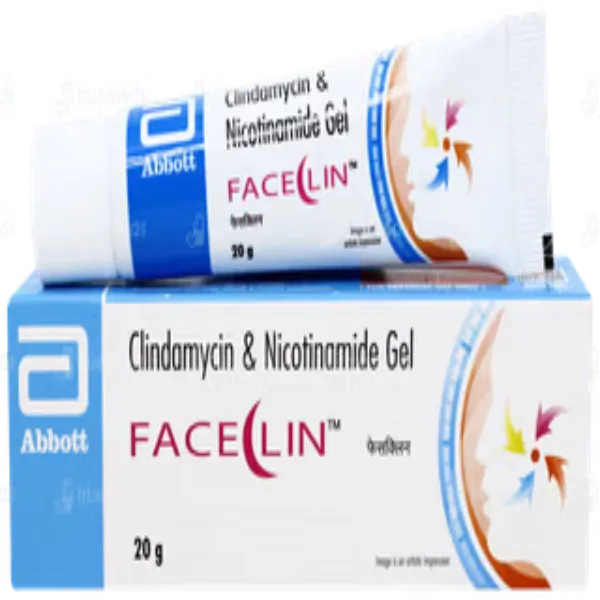 Faceclin Gel 20gm - Clindamycin/Nicotinamide