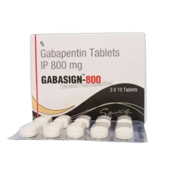 Gabasign 800 mg - Gabapentin Tablet