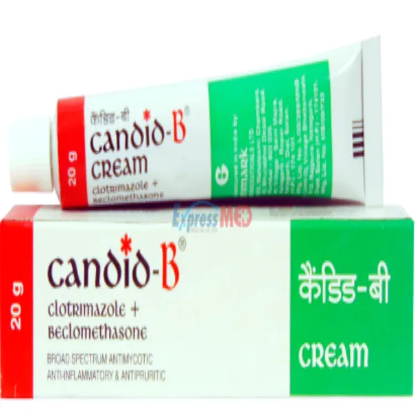 Candid B 20gm - Clotrimazole/Beclometasone Cream 