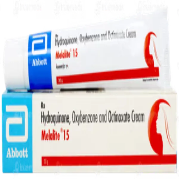 Melalite 15 Cream -Hydroquinone/Octinoxate/Oxybenzone