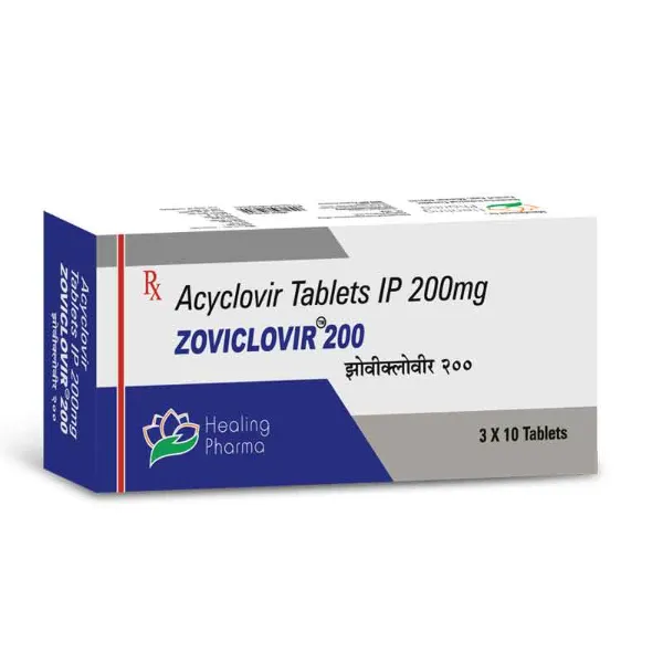 Zoviclovir 200mg - Acyclovir 200mg