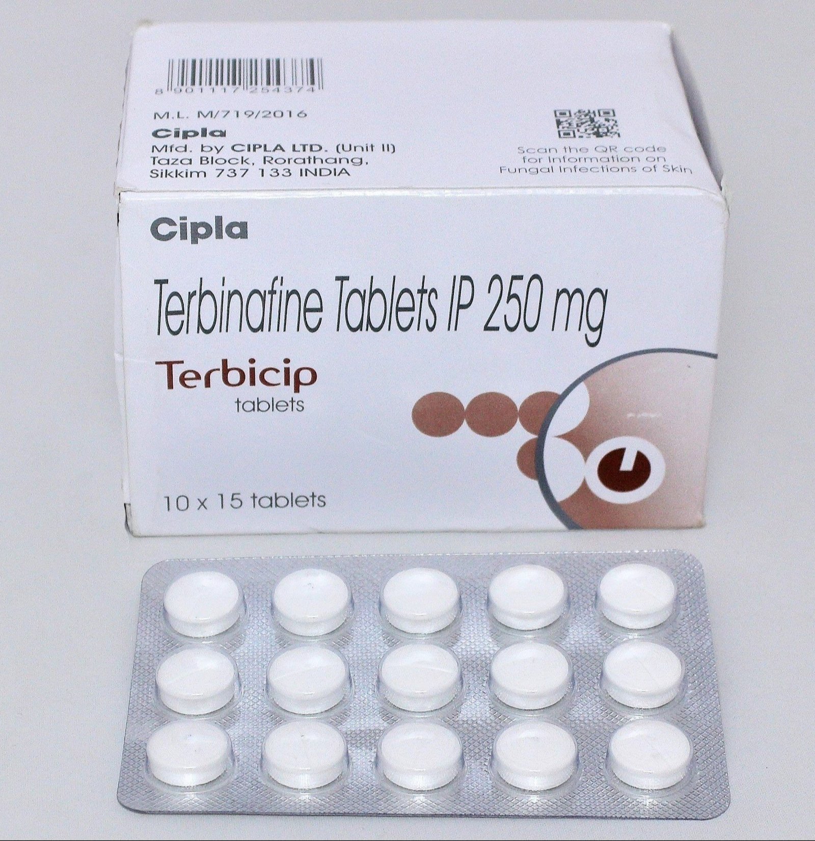 Terbicip 250mg - Terbinafine