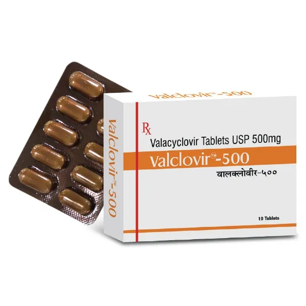 Valclovir 500mg - Valacyclovir 500mg