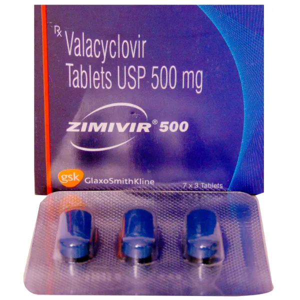 Zimivir 500Mg - Valacyclovir 500Mg