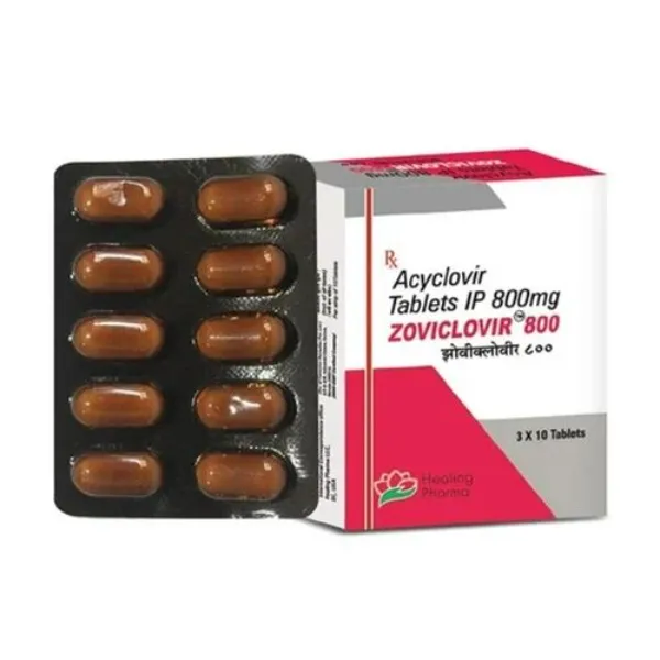 Zoviclovir 800mg - Acyclovir 800mg Tablets